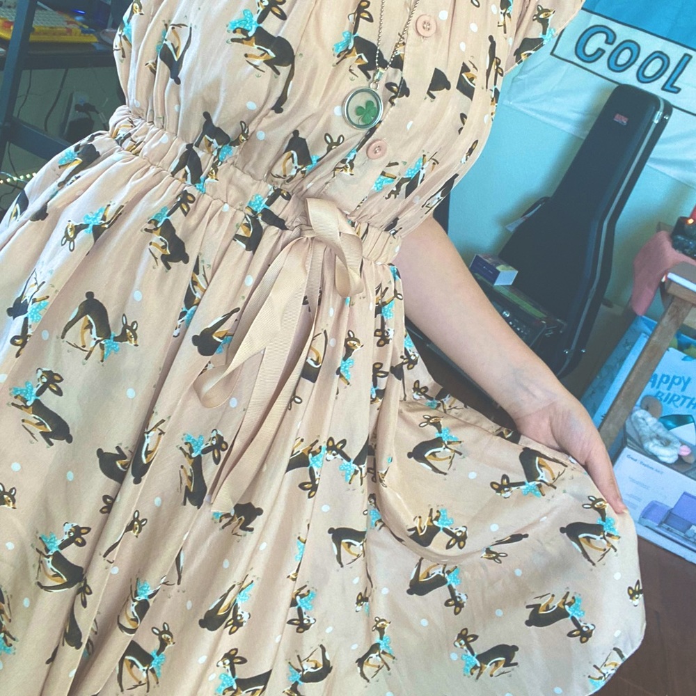 cherrydress cute deer print!